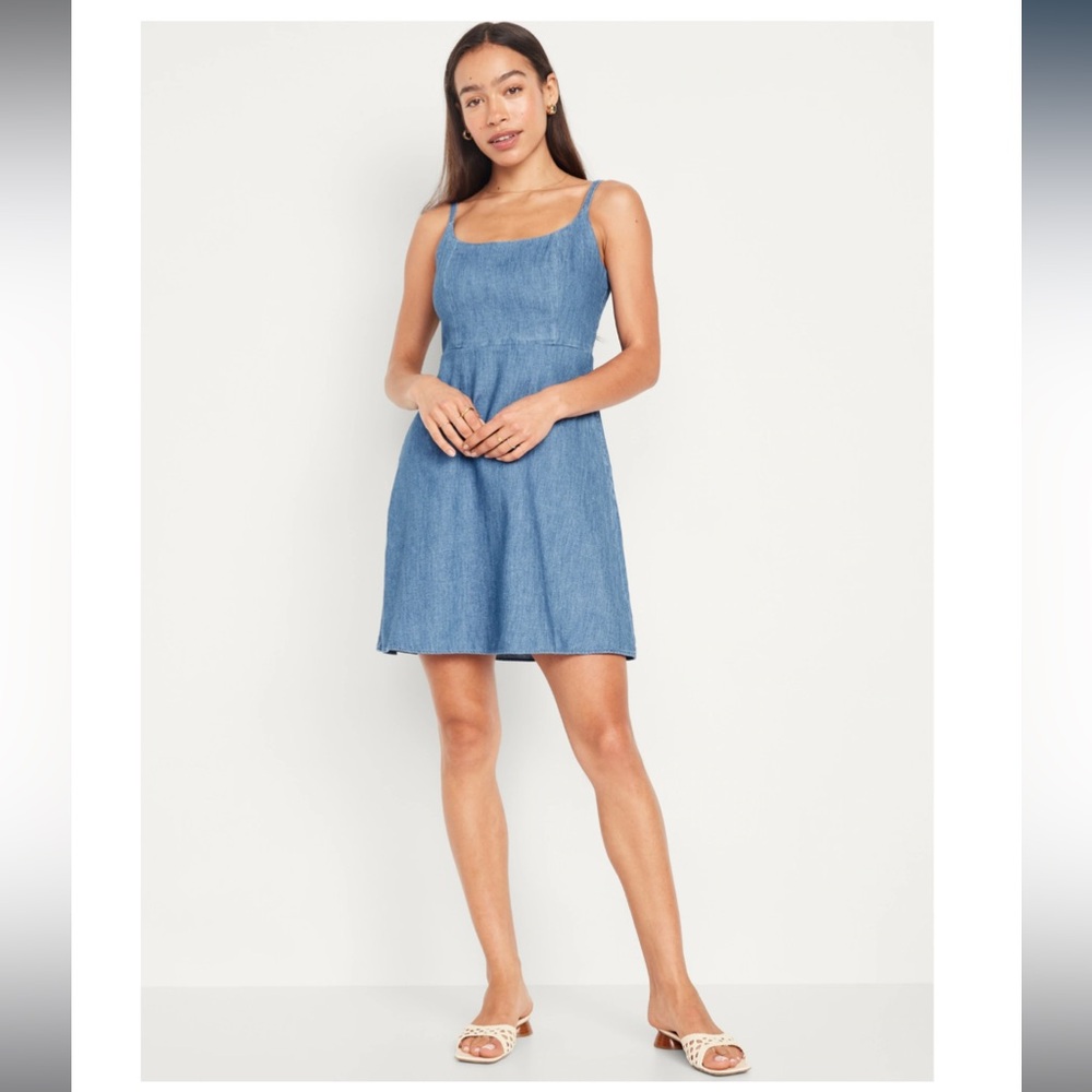 🔥Old Navy Fit & Flare Cami Mini Dress